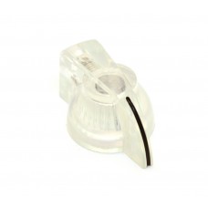 P-300CL Clear Chicken Head Knob for Solid Shaft