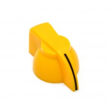 P-300Y Yellow Chicken Head Knob for Solid Shaft