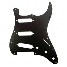 PG-0552-BA Black Anodized Aluminum Pickguard for Fender Strat SSS