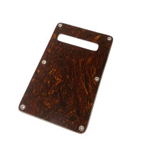 PG-0556-AMT 3-Ply Tortoise Fender Back Plate for Guitar Modern Cutout