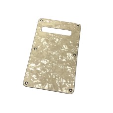 PG-0556-AMWP 3-Ply White Pearloid Fender Back Plate for Guitar Modern Cutout