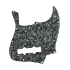 PG-0755-052 Dark Black Pearloid Pickguard for Jazz Bass