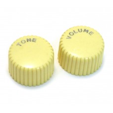 PK-3260-028 Harmony Cream Cupcake Knob Set Guitar Bass Tone Volume