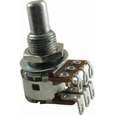 R-VBM2-500KM MN500K Potentiometer Bourns Dual MN Taper Blend-Balance Center Detent Solid Shaft