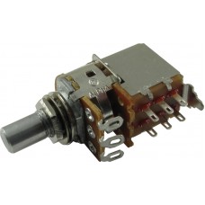 R-VPP-1KA Potentiometer  Alpha, Audio Push-Pull Solid Shaft, DPDT, 7mm