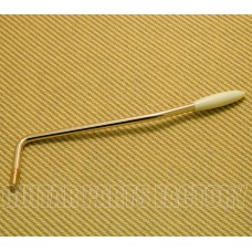 TA-I-GATIP Gold Tremolo Arm for Import Strat with Aged White Tremolo Tip