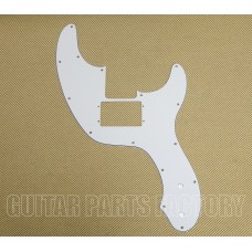 TB-6404 3-Ply White Pickguard 70s Tele Bass '51 P Bass