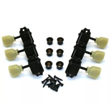 TK-0770-003 Gotoh Guitar Tuning Keys 3X3 Set in Black SD90 Vintage Style 15:1