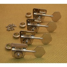 TK-0882-001 Gotoh Nickel Full Size Clover Leaf Bass Tuners For 1968- 82 Fender