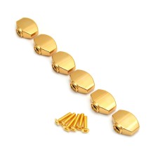 TK-7714-002 (6) Gold Buttons for Gotoh Mini Sealed Guitar Tuners