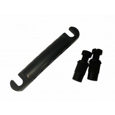 TP-001-B Black Stop Tailpiece For TOM Tune-O-Matic Bridge and Posts