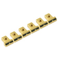 TSTZ-G TonePros Replacement TP6 Saddles With Wire Retainer Clips Zinc Gold
