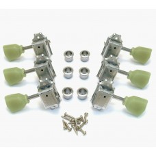 WJ-44-3C Wilkinson 3x3 Chrome Vintage Tuners for Les Paul SG Gibson Epiphone