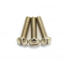 001-8376-000 Set of 3 Slotted Fender Pure Vintage 50s Telecaster Bridge Pickup Screws 0018376000