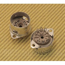 002-3606-049 (2) Genuine Fender Amplifier/Amp Preamp Tube Sockets 9 Pin 0023606049