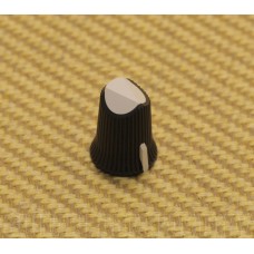 002-8800-000 Fender Black & White New Old Stock Amp Knob D-Shaft