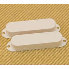 003-5570-049 White '65 Mustang & Bronco Bass Guitar Pickup Covers 0035570049