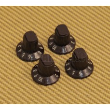 005-1018-049 (4) D-Shaft Fender Brown Acoustasonic Amplifier Amp Knobs '98-'04 0051018049