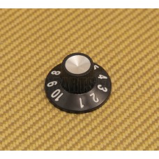 005-5856-000 Genuine Fender Vintage Style Numbered D-shaft Amp Knob 0055856000