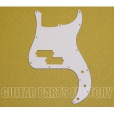 005-8261-000 Fender 13-Hole MIM Deluxe P Bass 3-Ply White Pickguard W Shield 0058261000