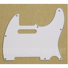 006-0817-000 Genuine Fender '62 Tele Custom White Pickguard for Highway One 0060817000