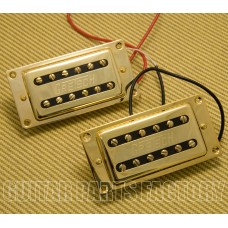 006-9714-000 Gretsch Elliot Easton G5570 Gold Humbucking Pickups Set With Mounting Rings 0069714000