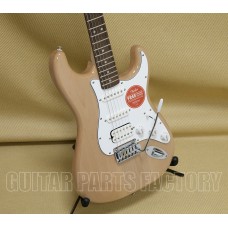 037-8100-521 Squier Affinity Series Strat Guitar HSS Natural 0378100521