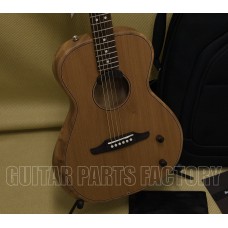 097-2522-122 Highway Series Parlor Acoustic Electric Guitar Rosewood Fingerboard All-Mahogany 0972522122