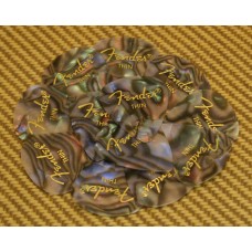 098-0351-757 (12) Fender Thin 351 Abalone Celluloid Guitar Picks  0980351757