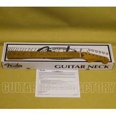 099-0402-920 Genuine Fender Roasted Maple Stratocaster Neck 12" Maple Flat Oval 0990402920