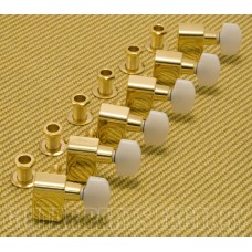 099-0846-200 Fender Gold w/ Pearl Button Guitar Tuners Machine Heads 0990846200