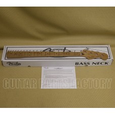 099-0902-920 Fender Satin Roasted Maple Jazz Bass Neck 20 Jumbo Frets 12in Maple Flat Oval Shape 0990902920