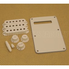 099-1395-000 Genuine Fender Guitar Parchment Strat Knob & Cover Accessory Kit  0991395000