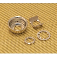 099-1941-000 Genuine Fender Vintage American Tele Nickel Jack Plate Ferrule  0991941000