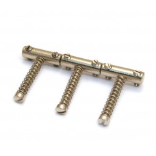 099-2089-000 Genuine Fender Telecaster Guitar '58 Steel 3 Bridge Saddle Set 0992089000