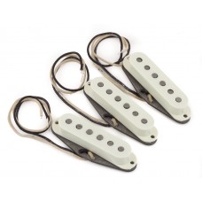 099-2237-000 Set of 3 Fender Pure Vintage '65 Strat Pickup Set Vintage White 0992237000