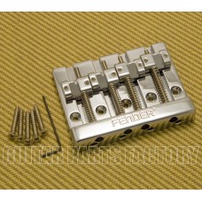 099-4407-000 Genuine Fender 4-string Block Logo High Mass Bass Bridge 0994407000