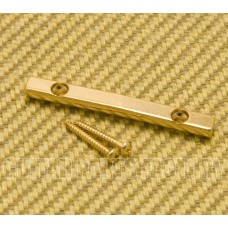 10197-G Gold Peghead-Mount Bar String Retainer Guitar or Bass