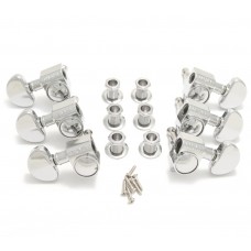 102-18C Grover Rotomatic Guitar Tuners/Tuning Machine Heads 3x3 Chrome