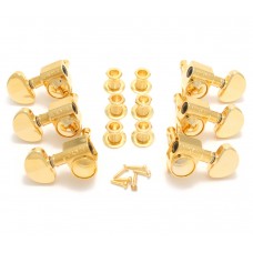 102-18G Grover Gold 3x3 Rotomatic Guitar Tuners 18:1 RATIO