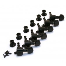 205BC6 Black Grover Mini Rotomatic Tuners 6 Inline