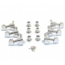 205C Grover Mini Rotomatic 3+3 tuning keys in chrome 