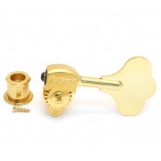 20670G Hipshot USA Ultralite  Gold Bass Tuner 3/8" Post Clover Key