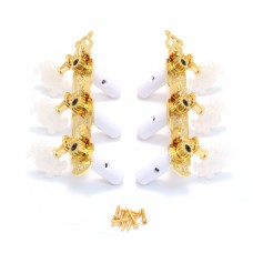 303G Grover Standard Gold 3 x 3 Classical Tuners