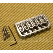 41060N Hipshot Nickel Fixed Hardtail Guitar Bridge .125