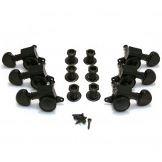 505BC Grover Roto-Grip 3+3 Mini Black Locking Tuners