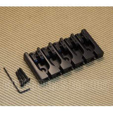 5A500BB-750 Hipshot A Series 5 String Bass Bridge Black Plated Brass 19mm