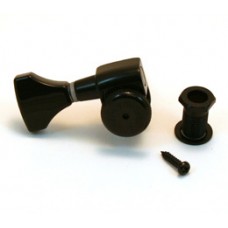 6GL0B-TS (1) Hipshot Grip-Lock Black Treble Side Guitar Tuner