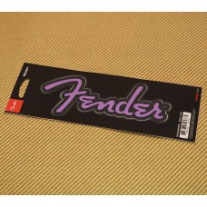 910-0257-000 Fender Purple Glitter Guitar/Bass/Amp Logo Sticker 9100257000