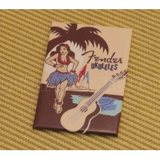 910-0322-000 Fender Ukulele Hula Girl & Waikiki Uke Magnet 9100322000